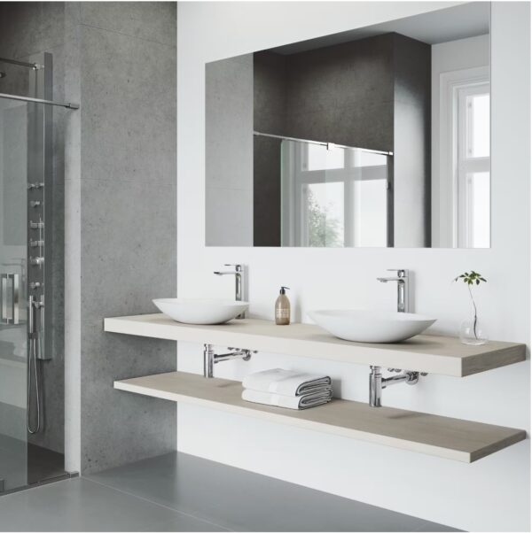 Norfolk Single Handle Single-Hole Bathroom Vessel Faucet in Chrome